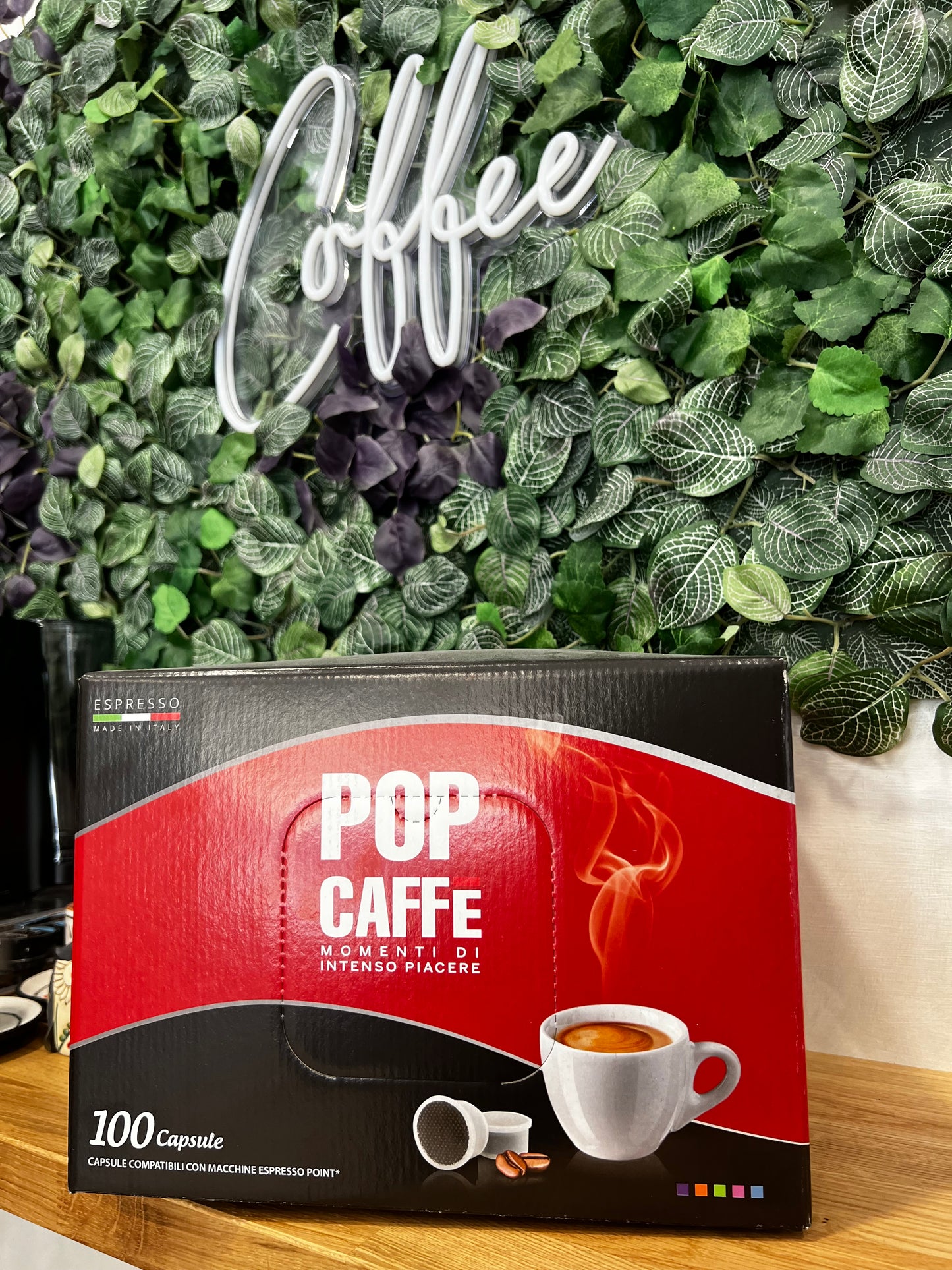 Pop Caffè | Intenso, Deciso E Cremoso | 100 Capsule Espresso Point