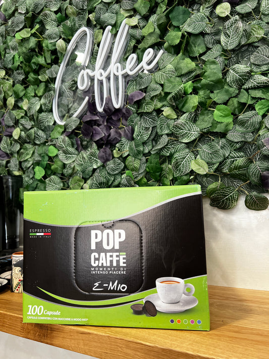 Pop Caffè | Intenso, Deciso E Cremoso | 100 Capsule A Modo Mio