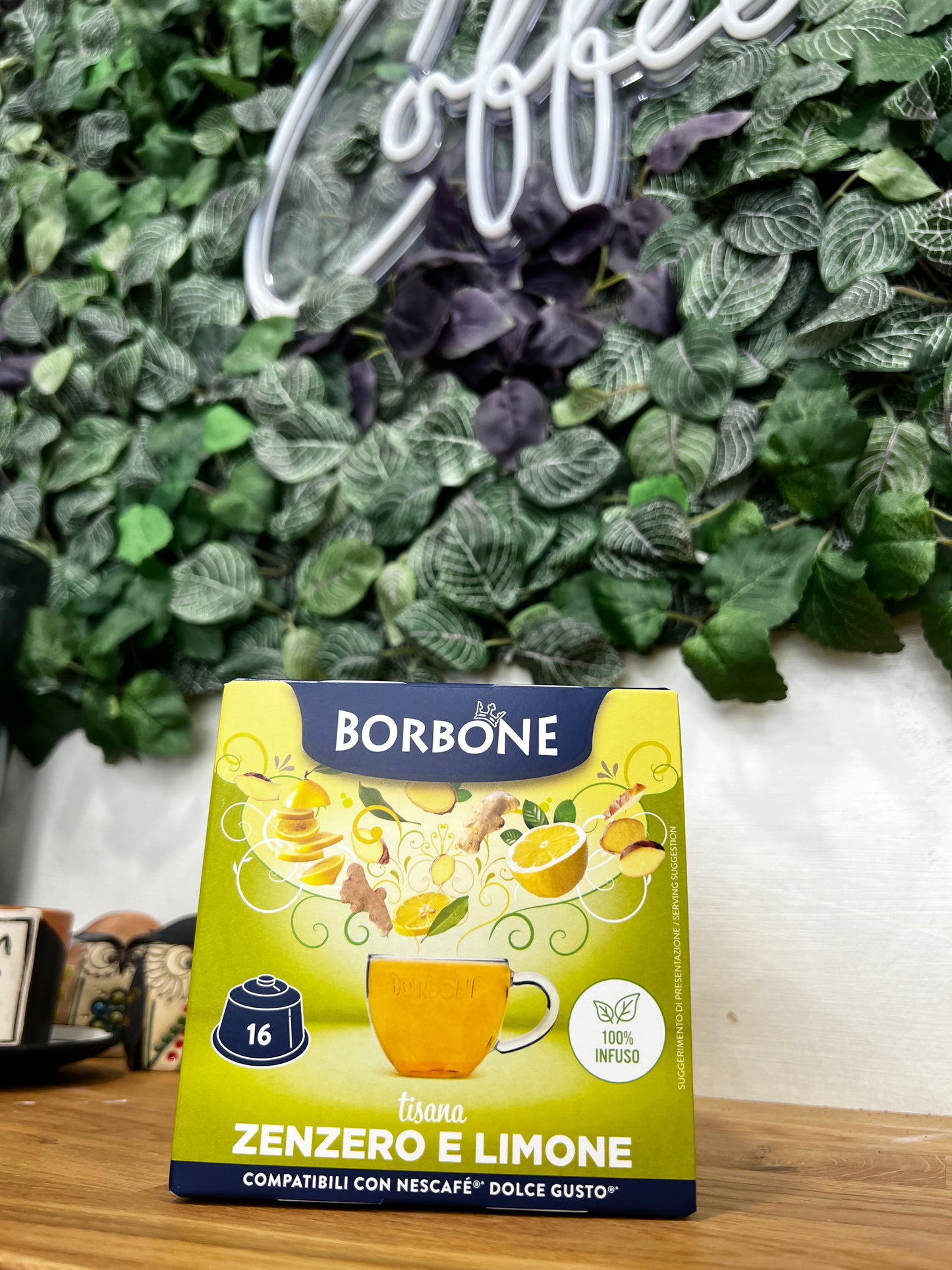 Borbone | Tisana Zenzero&Limone | 16 Capsule | Dolce Gusto