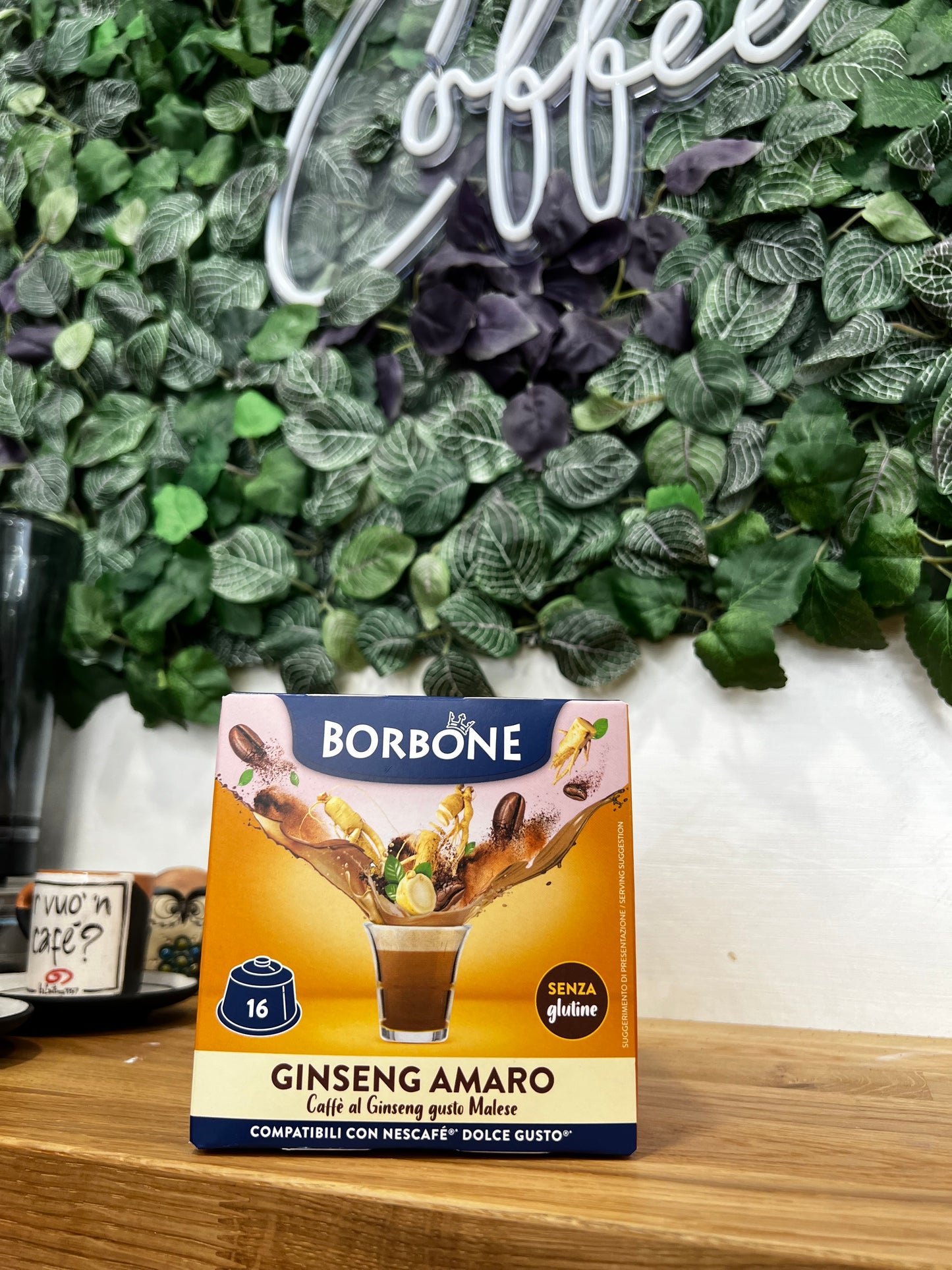 Borbone | Ginseng Amaro | 16 Capsule | Dolce Gusto