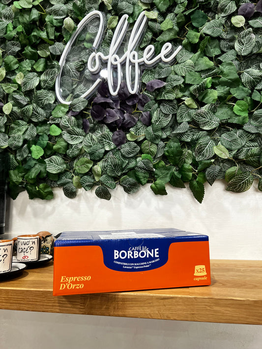 Borbone | Espresso D'Orzo | 25 Capsule | Lavazza Espresso Point